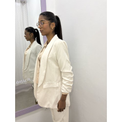 Blazer Color Crema