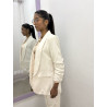 Blazer Color Crema