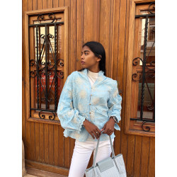 Camisa bordados florales