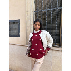 Chaqueta Beige Acolchada